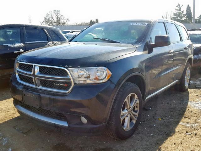 1C4RDJAG5DC637614 - 2013 DODGE DURANGO SX BLACK photo 2