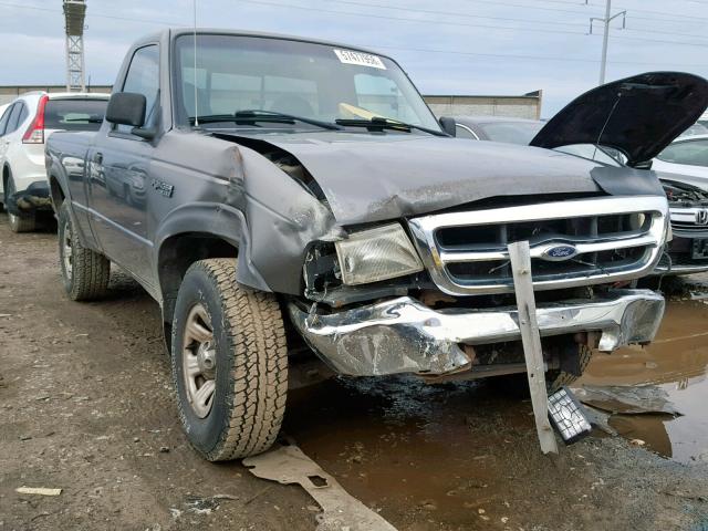 1FTYR10C2YPB53409 - 2000 FORD RANGER GRAY photo 1