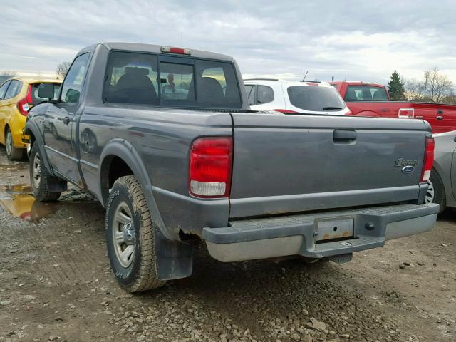 1FTYR10C2YPB53409 - 2000 FORD RANGER GRAY photo 3