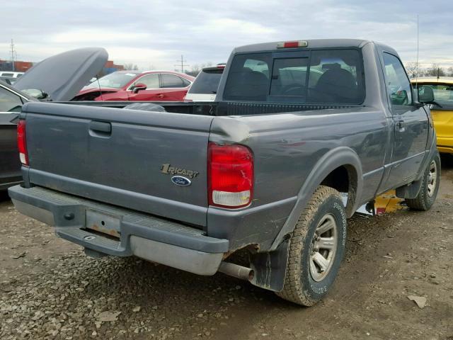 1FTYR10C2YPB53409 - 2000 FORD RANGER GRAY photo 4