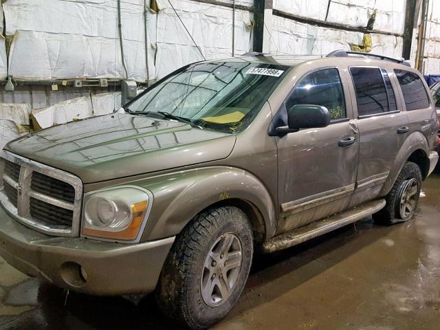 1D4HB58D94F236394 - 2004 DODGE DURANGO LI BROWN photo 2