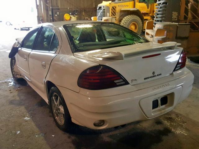 1G2NE52F53C228895 - 2003 PONTIAC GRAND AM S WHITE photo 3