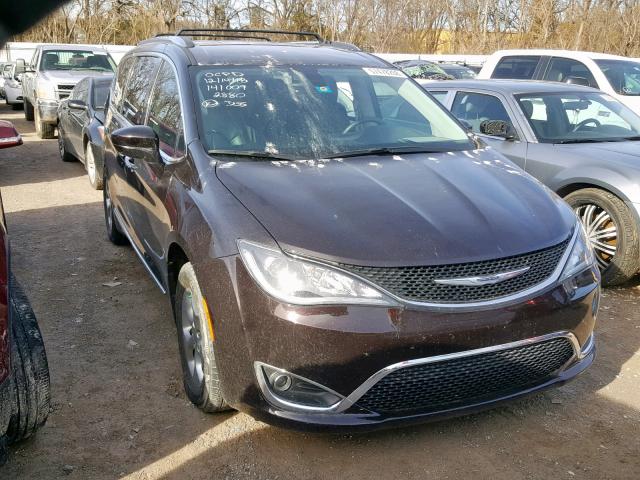 2C4RC1EGXHR652880 - 2017 CHRYSLER PACIFICA T BLACK photo 1