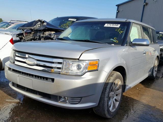 2FMGK5DC4CBD01752 - 2012 FORD FLEX LIMIT SILVER photo 2