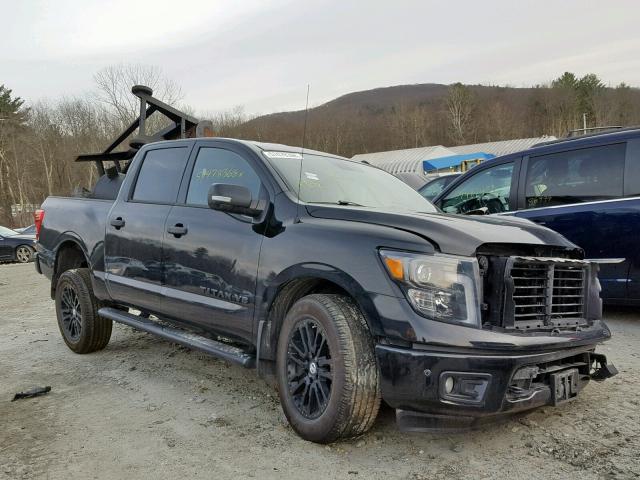 1N6AA1E53JN517421 - 2018 NISSAN TITAN SV BLACK photo 1