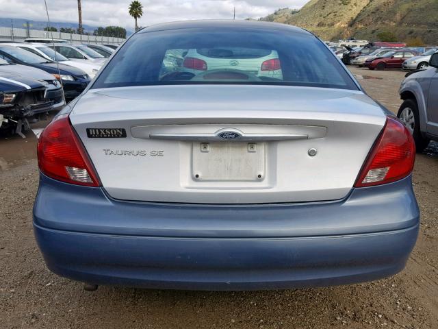 1FAFP55S11A152240 - 2001 FORD TAURUS SES BLUE photo 9