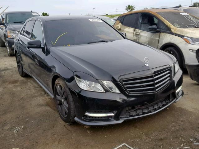 WDDHF2EB2CA583070 - 2012 MERCEDES-BENZ E 350 BLUE BLACK photo 1