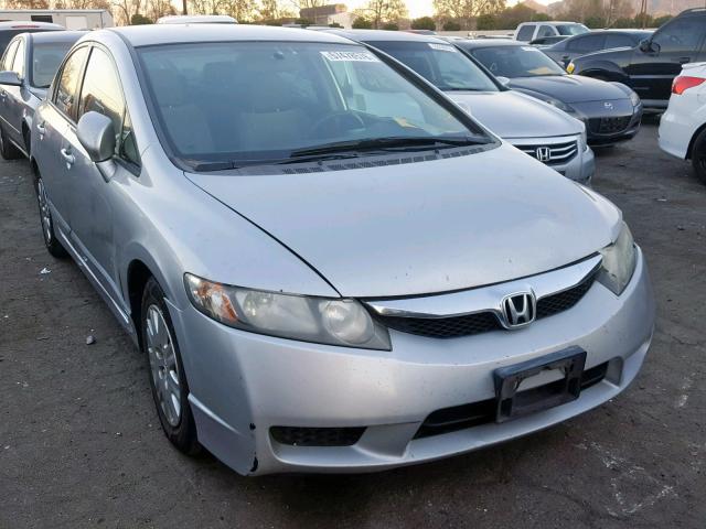 1HGFA46589L000634 - 2009 HONDA CIVIC GX SILVER photo 1