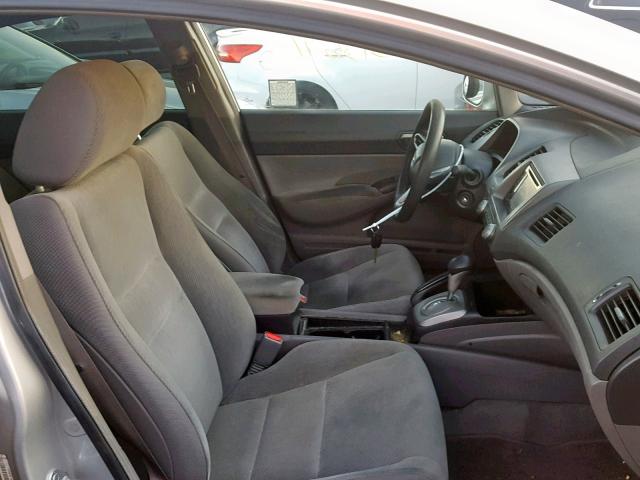 1HGFA46589L000634 - 2009 HONDA CIVIC GX SILVER photo 5