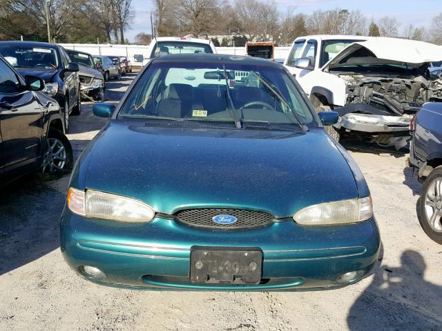 1FALP6533TK205762 - 1996 FORD CONTOUR GL GREEN photo 9