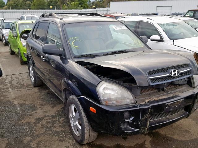 KM8JM12B05U222000 - 2005 HYUNDAI TUCSON GL BLACK photo 1