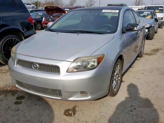 JTKDE177370188740 - 2007 TOYOTA SCION TC ვერცხლისფერი ფოტო 2