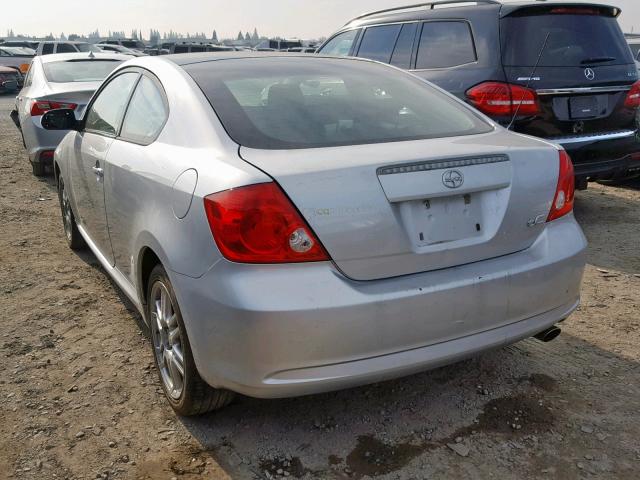 JTKDE177370188740 - 2007 TOYOTA SCION TC ვერცხლისფერი ფოტო 3
