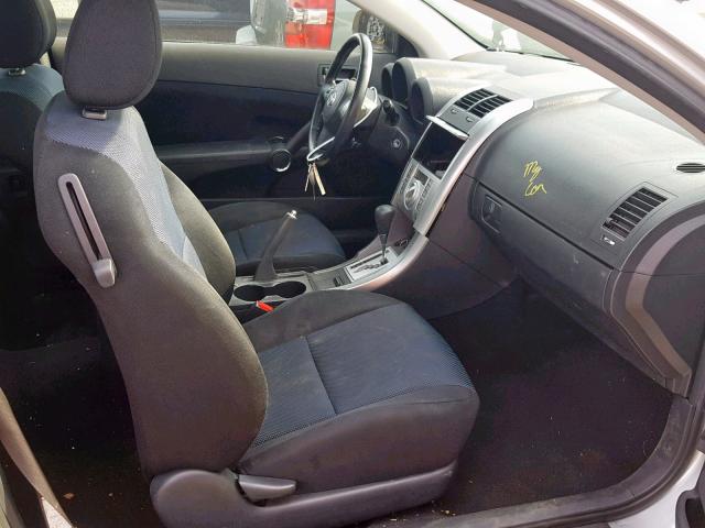 JTKDE177370188740 - 2007 TOYOTA SCION TC ვერცხლისფერი ფოტო 5