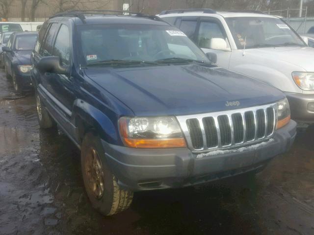 1J4GW48S71C670276 - 2001 JEEP GRAND CHER BLUE photo 1