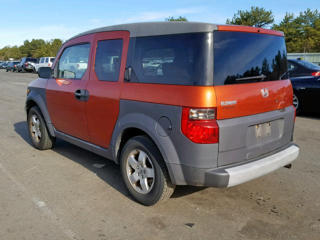 5J6YH28523L041959 - 2003 HONDA ELEMENT EX ORANGE photo 3