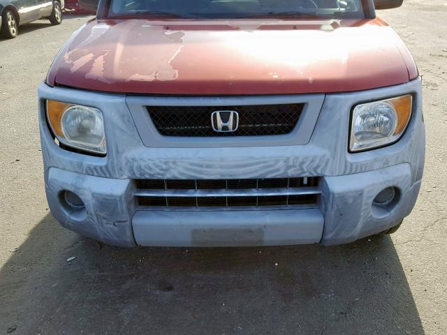 5J6YH28523L041959 - 2003 HONDA ELEMENT EX ORANGE photo 7