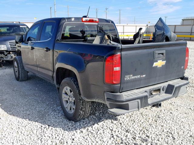 1GCGSCEN7J1187957 - 2018 CHEVROLET COLORADO L BLACK photo 3