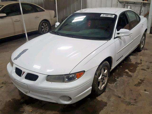 1G2WK52J41F138599 - 2001 PONTIAC GRAND PRIX WHITE photo 2