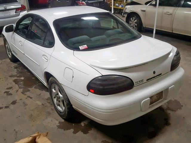 1G2WK52J41F138599 - 2001 PONTIAC GRAND PRIX WHITE photo 3