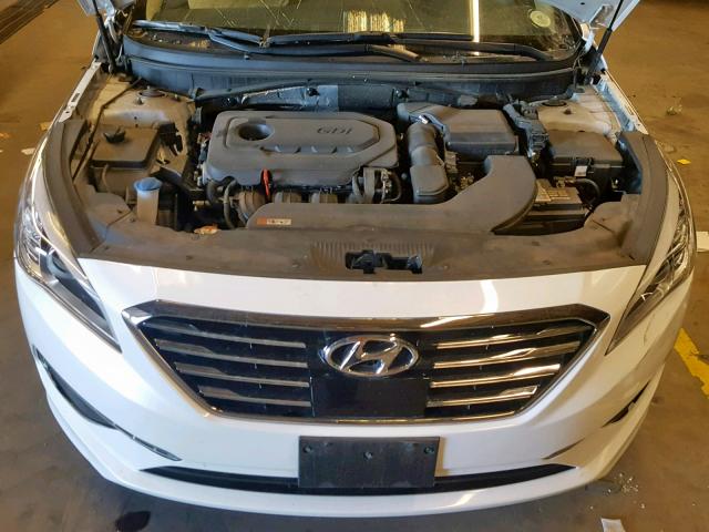 5NPE34AF9FH245639 - 2015 HYUNDAI SONATA SPO WHITE photo 7