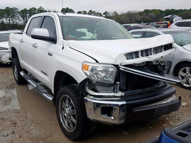 5TFHW5F15FX467090 - 2015 TOYOTA TUNDRA CRE WHITE photo 1