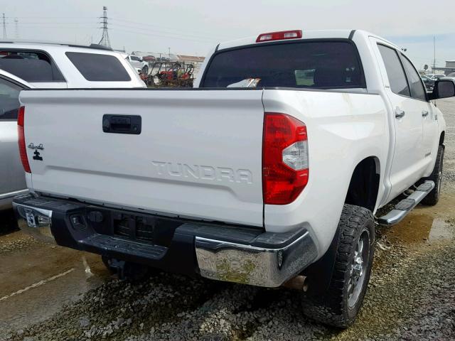 5TFHW5F15FX467090 - 2015 TOYOTA TUNDRA CRE WHITE photo 4