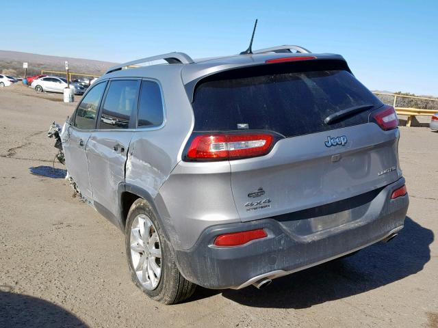 1C4PJMDS4EW254510 - 2014 JEEP CHEROKEE L SILVER photo 3