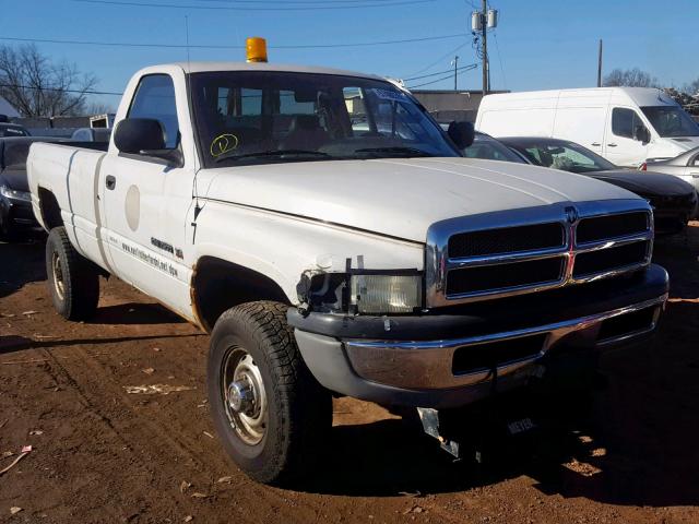 3B7KF26Z71M563537 - 2001 DODGE RAM 2500 WHITE photo 1