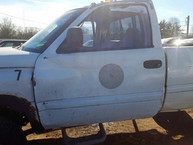 3B7KF26Z71M563537 - 2001 DODGE RAM 2500 WHITE photo 9