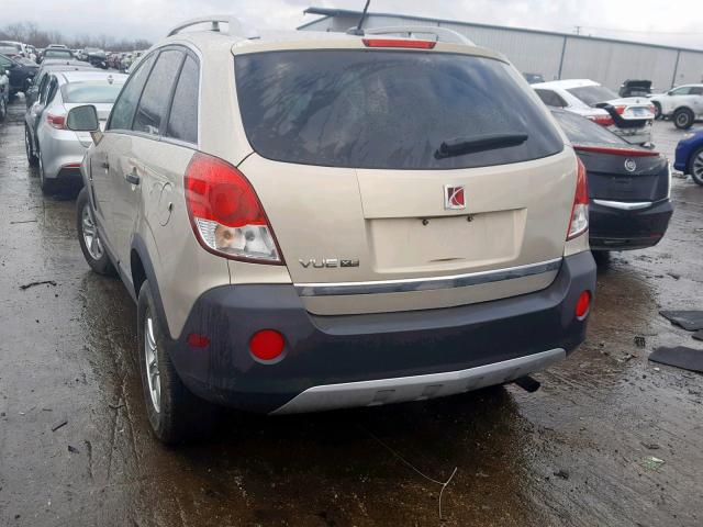 3GSCL33P09S555863 - 2009 SATURN VUE XE GOLD photo 3