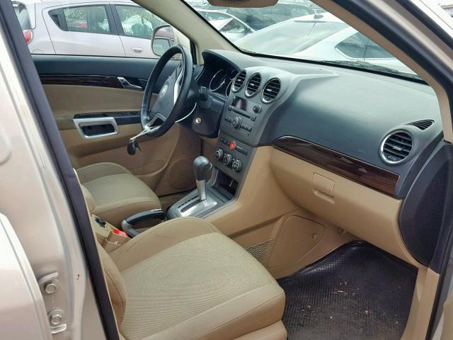 3GSCL33P09S555863 - 2009 SATURN VUE XE GOLD photo 5