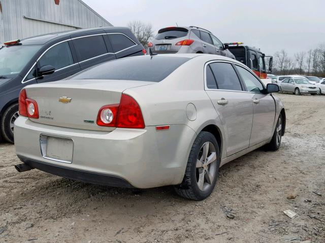 1G1ZC5EUXBF182953 - 2011 CHEVROLET MALIBU 1LT GOLD photo 4