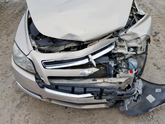 1G1ZC5EUXBF182953 - 2011 CHEVROLET MALIBU 1LT GOLD photo 7