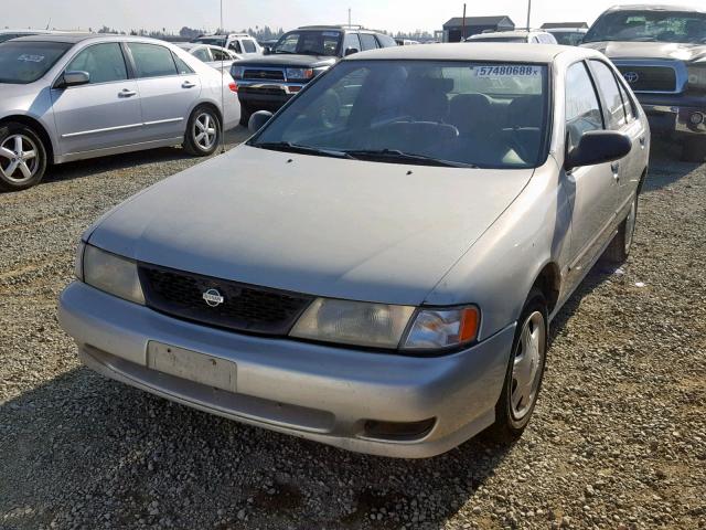 1N4AB41D9WC751960 - 1998 NISSAN SENTRA E SILVER photo 2