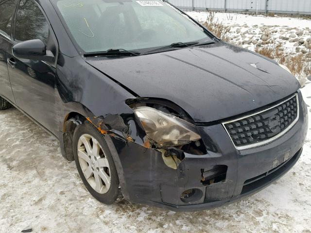 3N1AB61E69L678038 - 2009 NISSAN SENTRA 2.0 BLACK photo 9