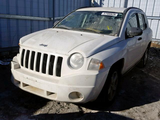 1J4FT47B49D230334 - 2009 JEEP COMPASS SP თეთრი ფოტო 2