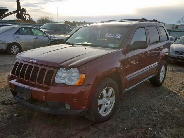 1J8GR48K28C116451 - 2008 JEEP GRAND CHER RED photo 2