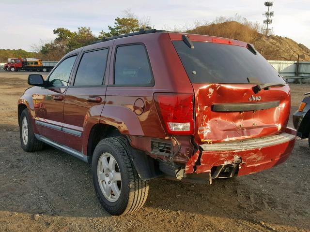 1J8GR48K28C116451 - 2008 JEEP GRAND CHER RED photo 3