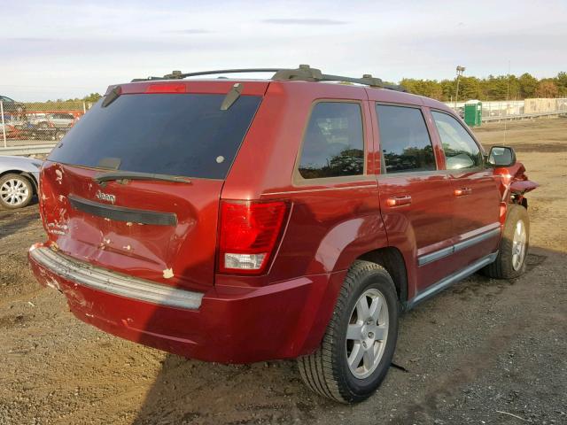 1J8GR48K28C116451 - 2008 JEEP GRAND CHER RED photo 4