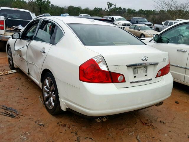 JNKAY01E36M116736 - 2006 INFINITI M35 BASE WHITE photo 3