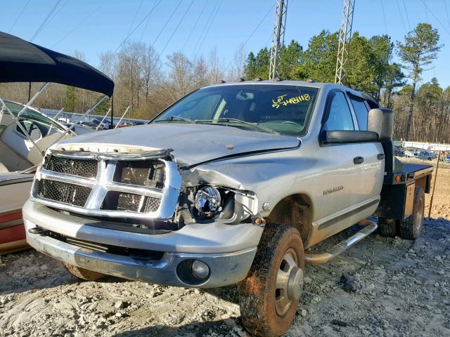 3D7MS48C65G787093 - 2005 DODGE RAM 3500 S SILVER photo 2