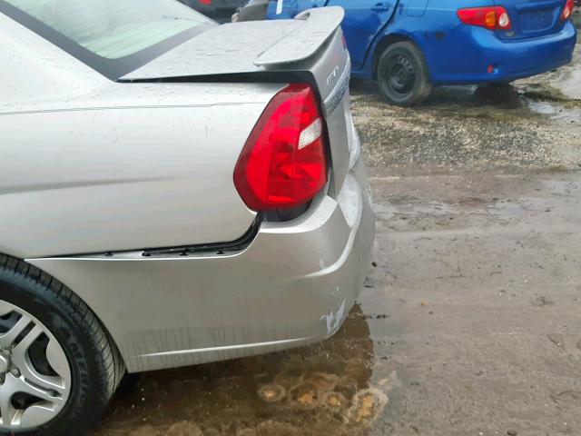 1G1ZS58N97F285053 - 2007 CHEVROLET MALIBU LS ვერცხლისფერი ფოტო 10