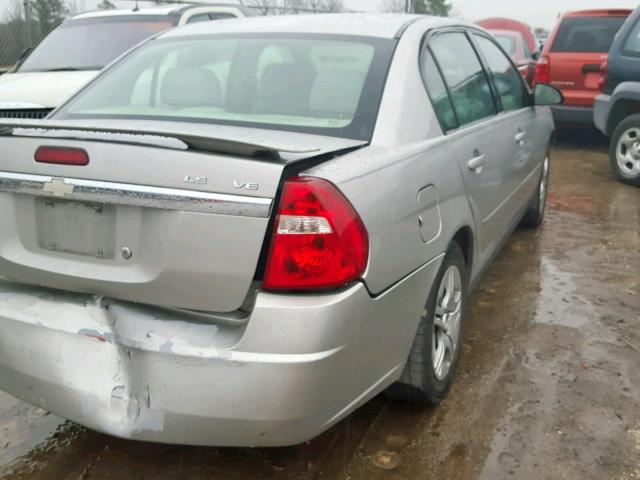1G1ZS58N97F285053 - 2007 CHEVROLET MALIBU LS ვერცხლისფერი ფოტო 4