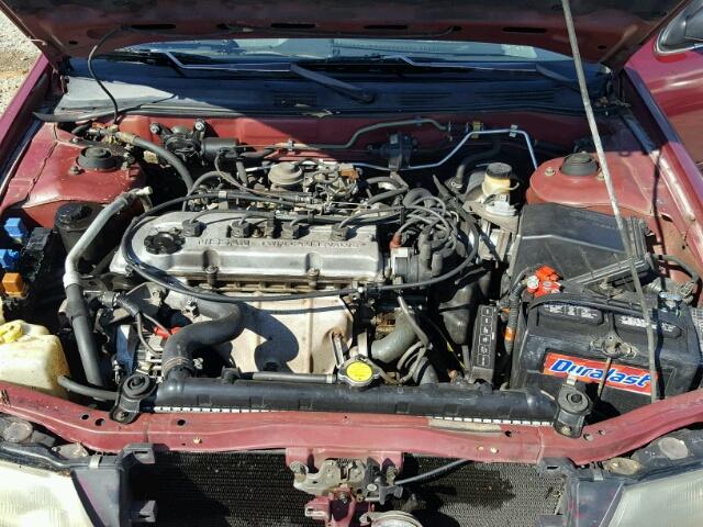 1N4BU31D6VC110739 - 1997 NISSAN ALTIMA XE BURGUNDY photo 7