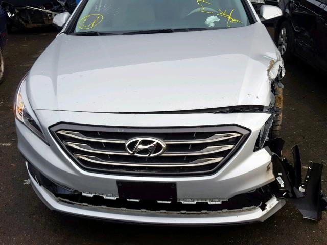 5NPE34AF5FH054445 - 2015 HYUNDAI SONATA SPO SILVER photo 7