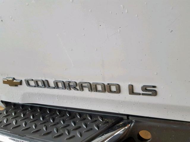 1GCCS24E788187467 - 2008 CHEVROLET COLORADO L WHITE photo 9