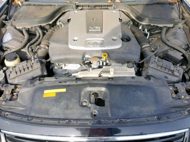 JNKCV64E68M129807 - 2008 INFINITI G37 BASE BLACK photo 7