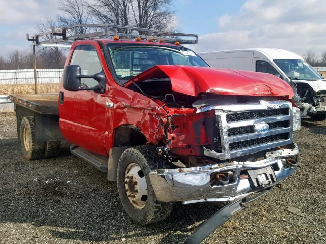 1FTWF31506ED06972 - 2006 FORD F350 SRW S RED photo 1