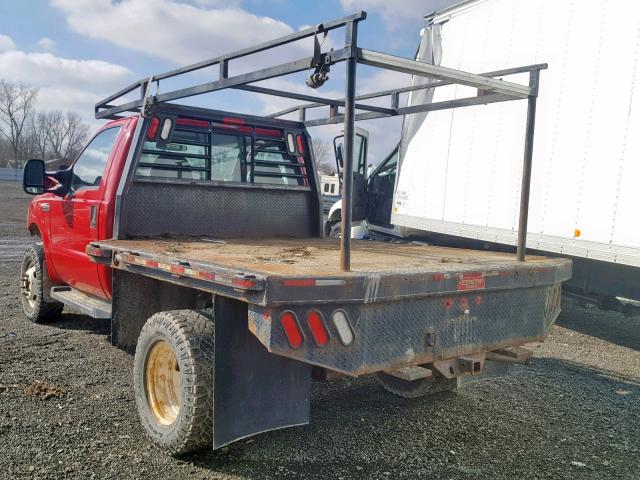 1FTWF31506ED06972 - 2006 FORD F350 SRW S RED photo 3